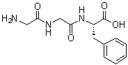 structure of CAS# 6234-26-0, Glycylglycyl-L-phenylalanine;Human beta-endorphin-(2-4)