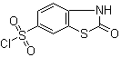 结构式 CAS# 62425-99-4, 2,3-二氢-2-氧代-6-苯并噻唑磺酰氯