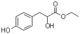 structure of CAS# 62517-34-4, 3-(4-Hydroxyphenyl)lactic acid ethyl ester;Ethyl 2-hydroxy-3-(4-hydroxyphenyl)propanoate
