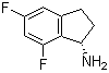 structure of CAS# 625471-17-2, (1S)-5,7-Difluoro-2,3-dihydro-1H-inden-1-amine