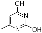 structure of CAS# 626-48-2, 2,4-Dihydroxy-6-methylpyrimidine;6-Methyluracil