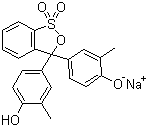 Cresol Red molecular structure (CAS 62625-29-0)