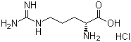 结构式 CAS# 627-75-8, D-精氨酸盐酸盐