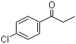 structure of CAS# 6285-05-8, 4'-Chloropropiophenone;1-(4-Chlorophenyl)-1-propanone