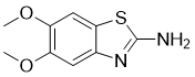 5,6-Dimethoxybenzo[d]thiazol-2-amine molecular structure (CAS 6294-52-6)