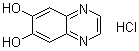 6,7-喹喔啉二醇单盐酸盐分子结构 (CAS 6295-22-3)