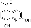 structure of CAS# 62978-73-8, 5-Acetylquinoline-2,8-diol;5-Acetyl-8-hydroxy-1H-quinolin-2-one
