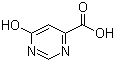 structure of CAS# 6299-87-2, 6-Hydroxy-4-pyrimidinecarboxylic acid;Pyrimidin-6-ol-4-carboxylic acid; 6-Oxo-3H-pyrimidine-4-carboxylic acid
