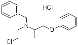 Phenoxybenzamine hydrochloride  molecular structure (CAS 63-92-3)