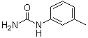 structure of CAS# 63-99-0, 3-Methylphenylurea;3-Tolylurea; N-(3-Methylphenyl)urea; N-m-Tolylurea; NSC 2177; m-Methylphenylurea; m-Tolylcarbamide; m-Tolylurea
