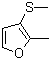 structure of CAS# 63012-97-5, 2-Methyl-3-(methylthio)furan;2-Methyl-3-(methylthio)-furan; 2-Methyl-3-Methylthio furan