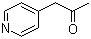 structure of CAS# 6304-16-1, 1-(4-Pyridyl)acetone;4-Pyridyl acetone; 1-(4-pyridinyl)-2-propanone