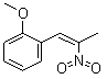 1-甲氧基-2-(2-硝基-1-丙烯基)苯分子结构 (CAS 6306-34-9)