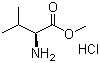 结构式 CAS# 6306-52-1, L-缬氨酸甲酯盐酸盐