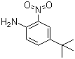 structure of CAS# 6310-19-6, 4-tert-Butyl-2-nitroaniline
