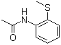 structure of CAS# 6310-41-4, N-Acetyl-2-(methylthio)aniline;2'-Methylthioacetanilide; NSC 41589