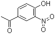 structure of CAS# 6322-56-1, 4'-Hydroxy-3'-nitroacetophenone;3'-Nitro-4'-hydroxyacetophenone