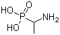 结构式 CAS# 6323-97-3, DL-1-氨基乙基膦酸