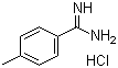 4-Methylbenzene-1-carboximidamide hydrochloride molecular structure (CAS 6326-27-8)