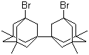 3,3'-二溴-5,5',7,7'-四甲基-1,1'-联金刚烷分子结构 (CAS 63263-14-9)