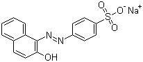 结构式 CAS# 633-96-5, 酸性橙 7; 橙黄 II