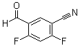 结构式 CAS# 633327-10-3, 2,4-二氟-5-甲酰基苯甲腈