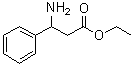 structure of CAS# 6335-76-8, 3-Amino-3-phenylpropanoic acid ethyl ester;Ethyl 3-amino-3-phenylpropionate; NSC 38811; beta-Aminobenzenepropanoic acid ethyl ester