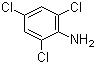 structure of CAS# 634-93-5, 2,4,6-Trichloroaniline ;2,4,6-Trichlorobenzenamine