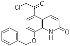 结构式 CAS# 63404-86-4, 5-氯乙酰基-8-苄氧基-2(1H)-喹啉酮