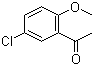 5'-Chloro-2'-methoxyacetophenone molecular structure (CAS 6342-64-9)