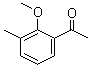 2'-Methoxy-3'-methylacetophenone molecular structure (CAS 6342-75-2)