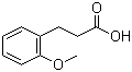 3-(2-Methoxyphenyl)propanoic acid molecular structure (CAS 6342-77-4)