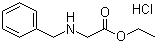 N-Benzylglycine ethyl ester hydrochloride molecular structure (CAS 6344-42-9)