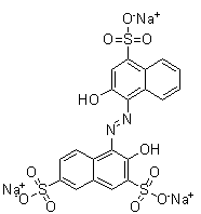 结构式 CAS# 63451-35-4, 羟基萘酚蓝