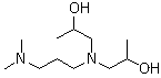 结构式 CAS# 63469-23-8, N,N-二甲基-N',N'-双(2-羟基丙基)-1,3-丙二胺