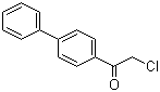 structure of CAS# 635-84-7, 4-Phenylphenacyl chloride;2-Chloro-4'-phenylacetophenone
