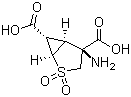 结构式 CAS# 635318-11-5, (1R,4S,5S,6S)-4-氨基-2-硫杂双环[3.1.0]己烷-4,6-二甲酸 2,2-二氧化物
