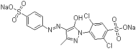 结构式 CAS# 6359-98-4, 酸性黄 17