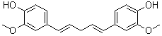 4,4'-(1,4-Pentadiene-1,5-diyl)bis[2-methoxyphenol] molecular structure (CAS 63644-68-8)