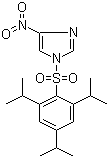 4-Nitro-1-[[2,4,6-tris(isopropyl)phenyl]sulfonyl]-1H-imidazole molecular structure (CAS 63734-76-9)