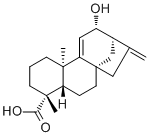 12alpha-Hydroxykaura-9(11),16-dien-18-oic acid molecular structure (CAS 63768-17-2)
