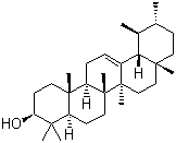 结构式 CAS# 638-95-9, alpha-香树精; alpha-香树脂醇