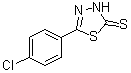 结构式 CAS# 63857-85-2, 5-(4-氯苯基)-1,3,4-噻二唑-2(3H)-硫酮