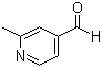 2-Methylpyridine-4-carboxaldehyde molecular structure (CAS 63875-01-4)