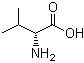 结构式 CAS# 640-68-6, D-缬氨酸; D-2-氨基-3-甲基丁酸