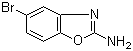 结构式 CAS# 64037-07-6, 5-溴-1,3-苯并恶唑-2-胺