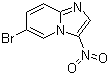 结构式 CAS# 64064-71-7, 6-溴-3-硝基咪唑并[1,2-a]吡啶