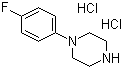 结构式 CAS# 64090-19-3, 1-(4-氟苯基)哌嗪盐酸盐
