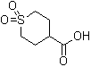 structure of CAS# 64096-87-3, 1,1-Dioxohexahydrothiopyran-4-carboxylic acid;Tetrahydro-2H-thiopyran-4-carboxylic acid 1,1-dioxide