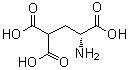 structure of CAS# 64153-47-5, gamma-Carboxy-D-glutamic acid;(3R)-3-Amino-1,1,3-propanetricarboxylic acid